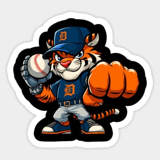 Tigers Detroit Sticker